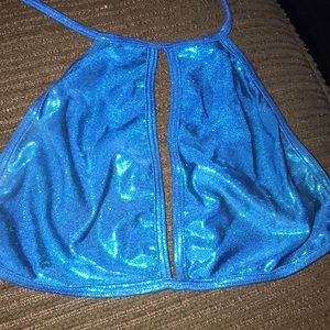 Ocean Moon key hole halter top